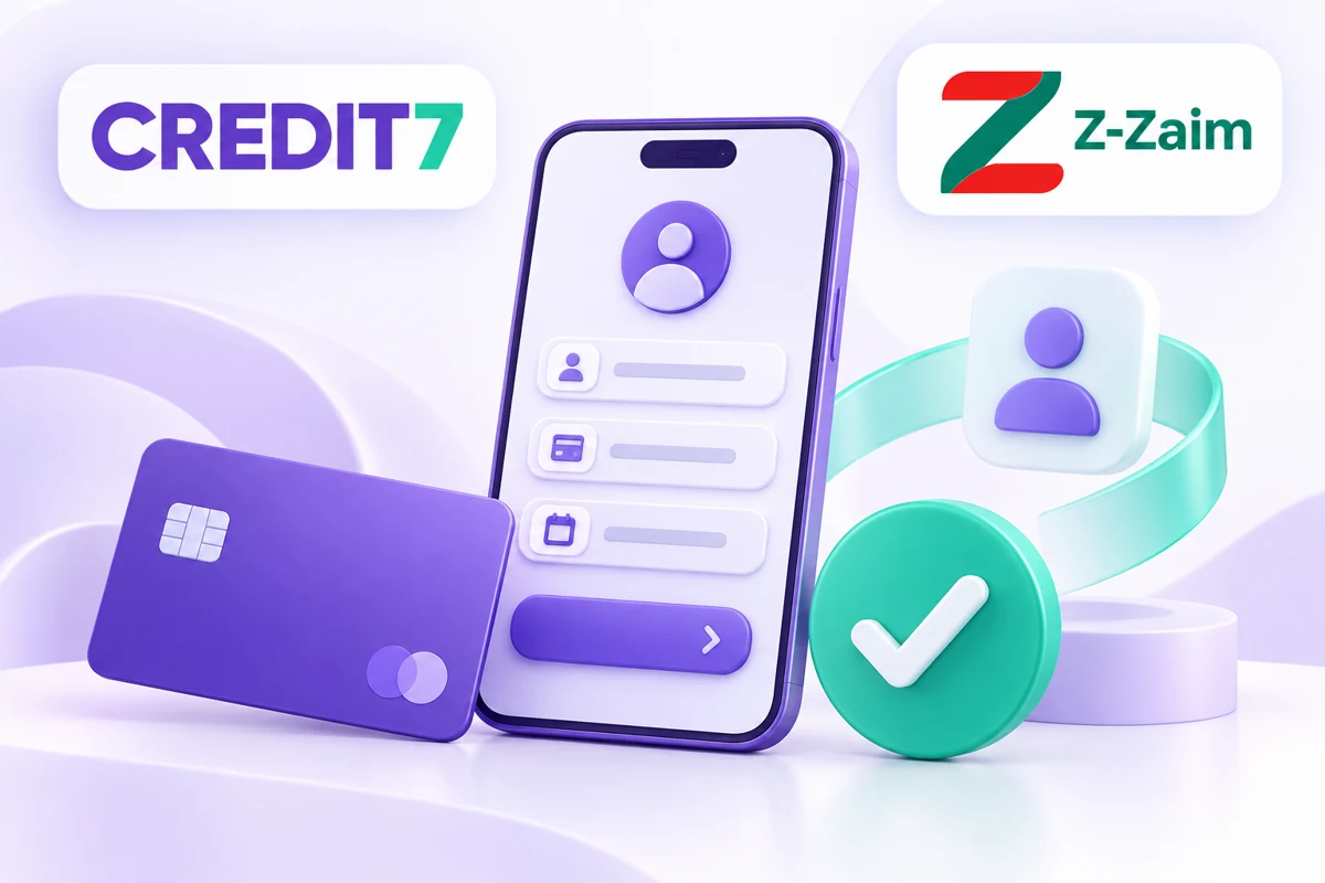 Оформление займа Credit7 через интернет — иллюстрация Z-Zaim