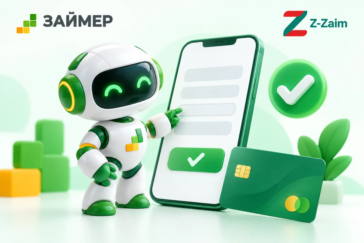 Займер — оформление заявки онлайн, иллюстрация Z-Zaim