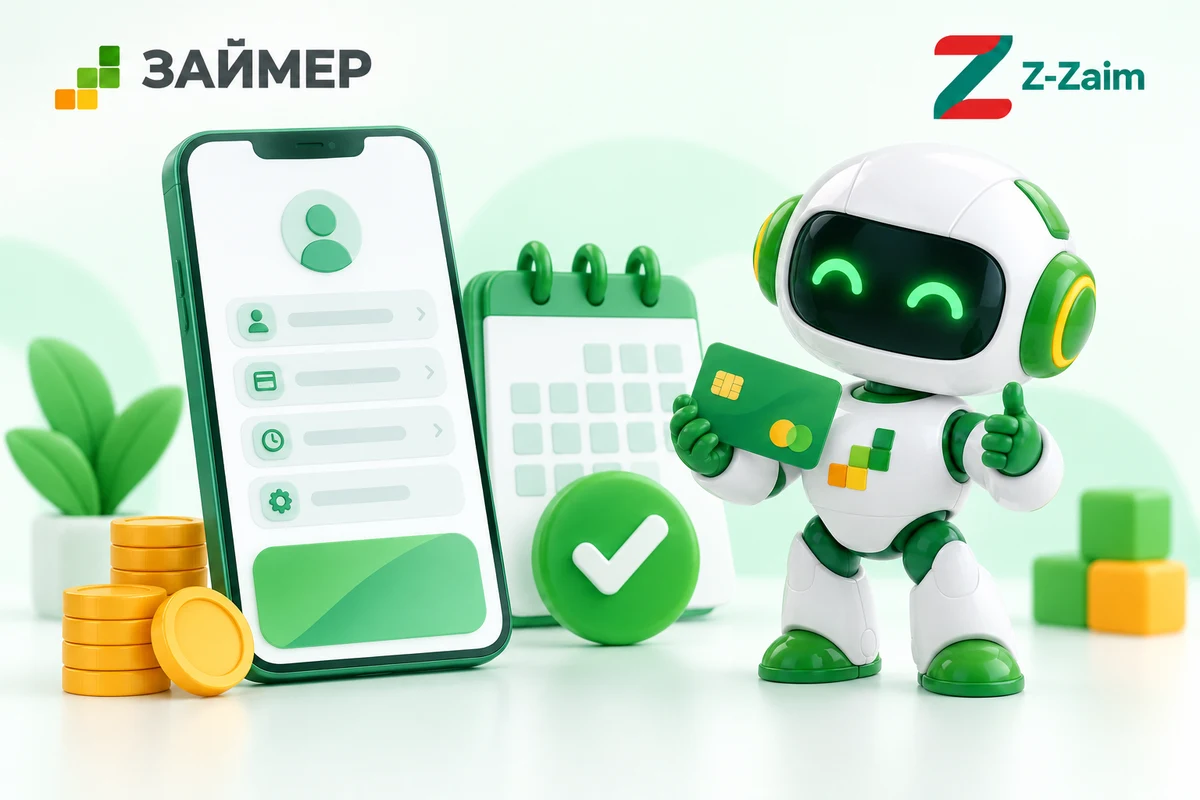 Займер — личный кабинет и погашение займа, иллюстрация Z-Zaim